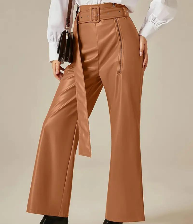 CLARA | PANTALONES DE CUERO CHIC