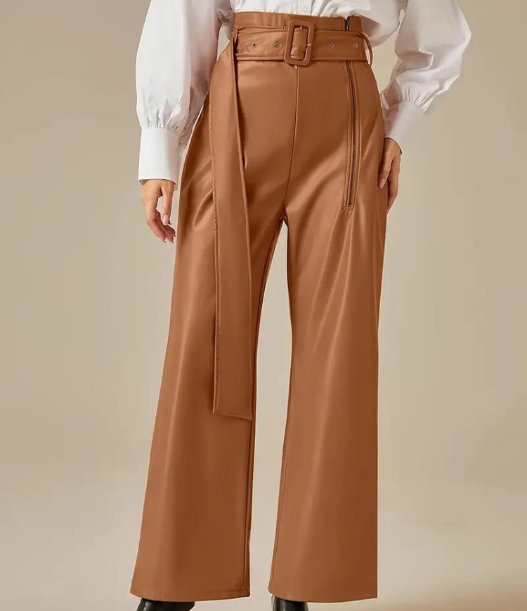 CLARA | PANTALONES DE CUERO CHIC