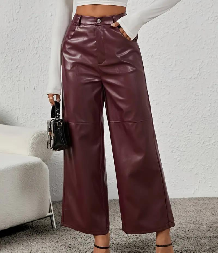 SOFÍA | PANTALONES DE CUERO GLAM