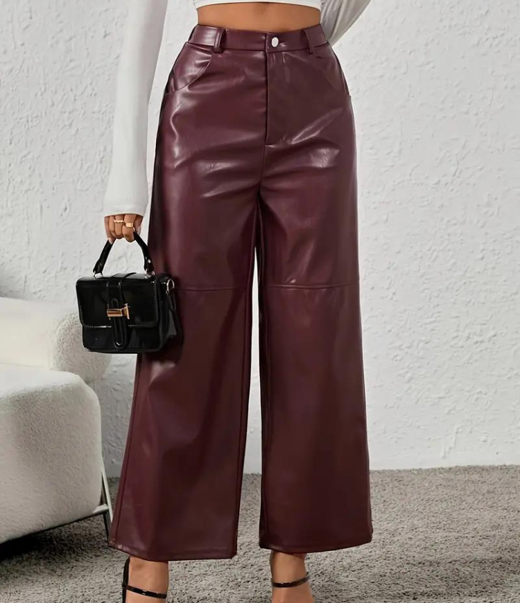 SOFÍA | PANTALONES DE CUERO GLAM